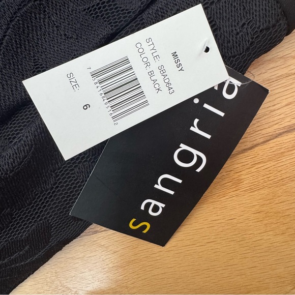 NWT Sangria Black floral mesh Lace Maxi Skirt - Picture 2 of 5